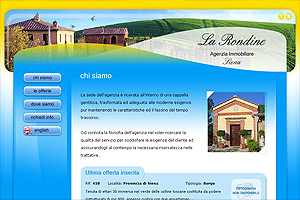 La Rondine Immobiliare - Clicca sulla schermata per accedere al sito